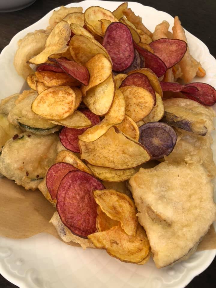 Patata di Pagnano gialla a buccia rossa, fritta