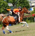 Carlotta e il pony Marco ai campionati mondiali