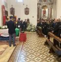 Funerali del poliziotto-eroe, in chiesa anche il ministro Piantedosi 
