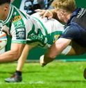 Presentazione ufficiale in piazza per il Benetton Rugby a Treviso: sfilano tutte le squadre e debutta la nuova collezione di moda Presentazione ufficiale in piazza per il Benetton Rugby a Treviso: sfilano tutte le squadre e debutta la nuova collezione di moda