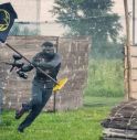 Partita di paintball nella struttura a Carbonera 