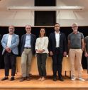 (nella foto di gruppo da sn: Alberto Fraticelli; Fulvio Strim; Stefano Parisotto; Katia Cais; Mohammed Hammouch; Gigino Longo e Walter Zambon). Welfare aziendale e commercio locale: a Pieve di Soligo parte la sperimentazione pilota per far circolare la ricchezza sul territorio