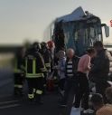 Bus tampona camion tra San Donà e Cessalto