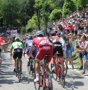 Nella foto: il Muro di Ca’ del Poggio in occasione del passaggio del Giro d’Italia (Foto Bolgan)