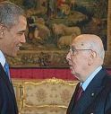 Obama commosso con il Papa. Poi pranzo con Napolitano 