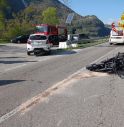 Moto contro auto sul Fadalto: ferito centauro