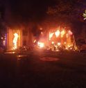 Casa colonica in fiamme nella notte a Sernaglia