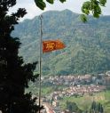 Leoni di San Marco prendono il posto delle bandiere Tricolore