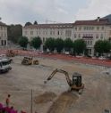 lavori riqualificazione di Piazza Marconi a Valdobbiadene 