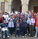 Disabili in marcia da papa Francesco