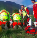 Atterra male col parapendio: è grave