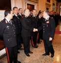Il generale Sabino Cavaliere in visita ai carabinieri di Treviso