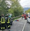 Scontro frontale a Fanna, due feriti estratti dalle lamiere