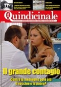 copertina del giornale in edicola