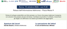 Sostenibilità, ‘le nuove parole chiave’: torna l’appuntamento con Adnkronos Q&A. Sostenibilità, ‘le nuove parole chiave’: torna l’appuntamento con Adnkronos Q&A.