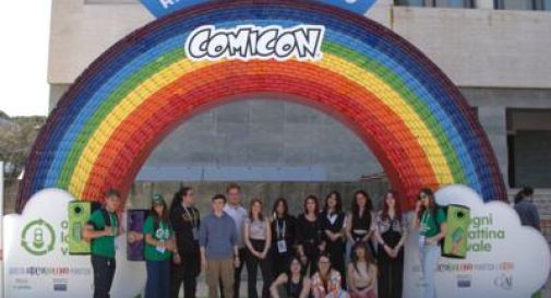 Sostenibilità, Arcobaleno Cial dà benvenuto ai 175mila visitatori di Comicon.