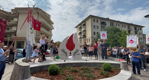 Ponte di Piave, inaugurato il nuovo monumento all'Avis Aido