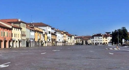 Piazza Giorgione a Castelfranco Veneto