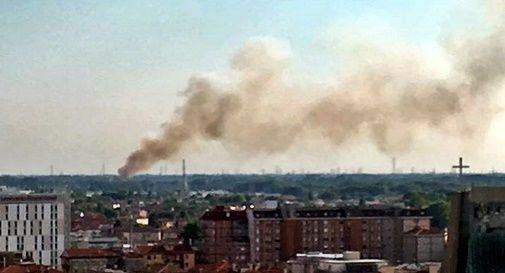 Incendio fattoria a Marghera