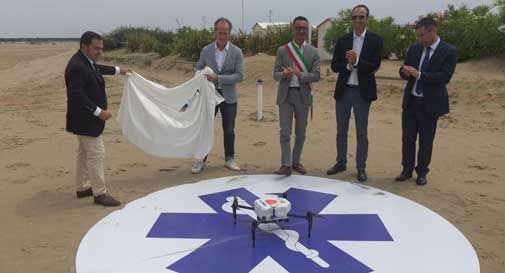 Il drone salvavita in spiaggia, ecco come funziona