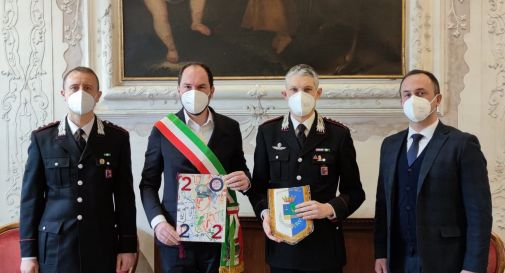 Mogliano, il sindaco Bortolato in visita al Comando provinciale dei Carabinieri