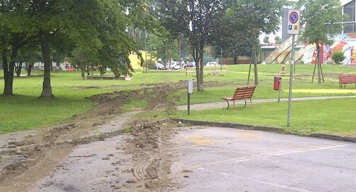 Oderzo, parco devastato