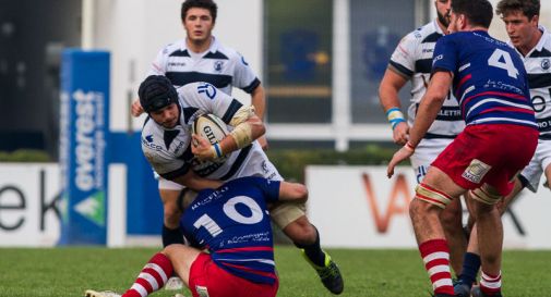 Federico Maso durante un'azione della gara di andata