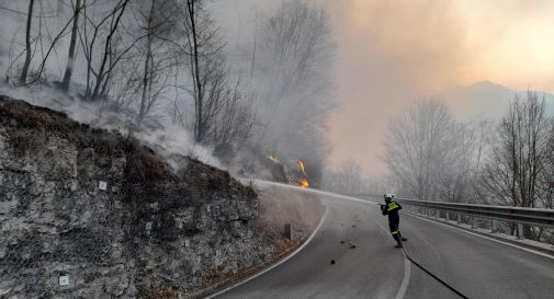 Incendio nel bellunese, continua l’opera di spegnimento