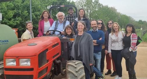 Barbara Grassi con la delegazione di Culinary Breeding Network