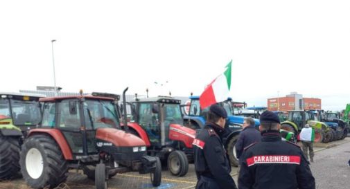 Protesta dei trattori, un centinaio stamattina a Vedelago