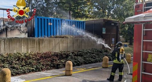 Principio d'incendio all'istituto oncologico: evacuazione precauzionale e intervento immediato dei soccorsi