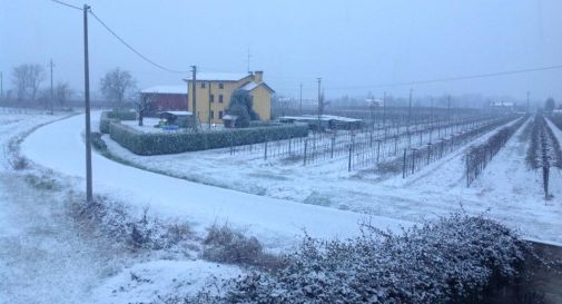 Allerta neve in Veneto da oggi a martedì