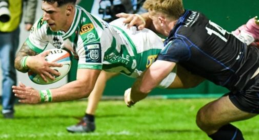 Presentazione ufficiale in piazza per il Benetton Rugby a Treviso: sfilano tutte le squadre e debutta la nuova collezione di moda