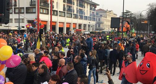Oltre 20mila persone per il Carnevale a Vittorio Veneto
