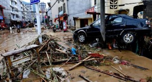 Tifone sconvolge la Cina: sei morti e otto dispersi