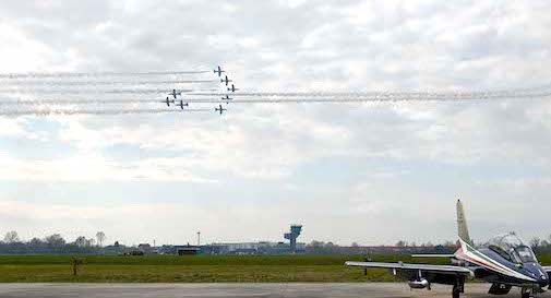 addestramento frecce tricolori Istrana