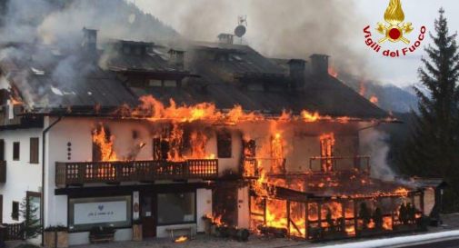 Ristorante a fuoco, paura a San Vito di Cadore