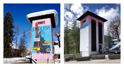 A Cortina D'Ampezzo cancellata l’opera dello street artist Endless. «Uno scempio culturale»