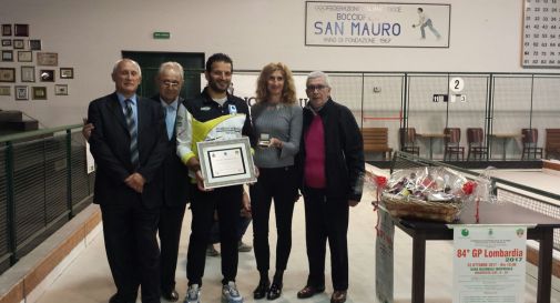 La premiazione di D'Alterio 