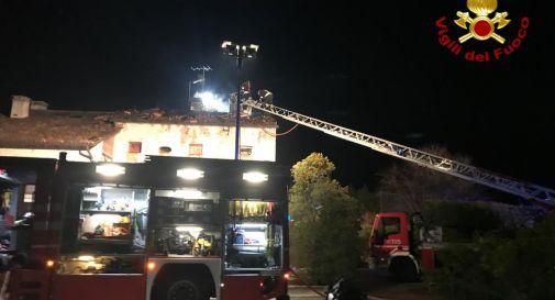 San Pietro di Feletto, a fuoco edificio di 3 piani