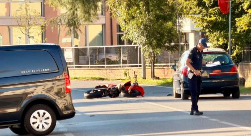 L'incidente di oggi in via Callalta a Treviso
