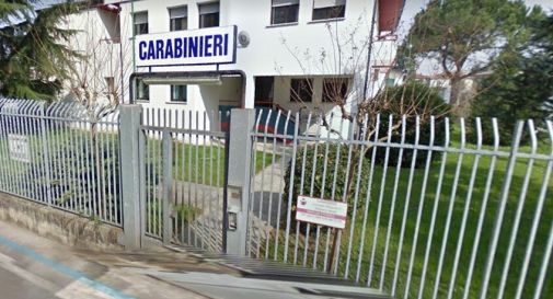 la caserma di Mogliano in via Dalla Chiesa