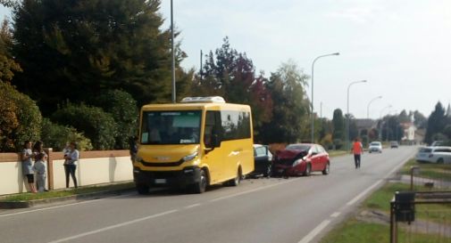 l'incidente in borgo Marconi a Motta