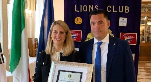 Giulia Prosdocimo premiata dal Lions Club
