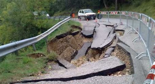 Frana a Fregona, la strada sarà sistemata