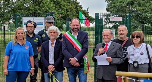 Inaugurazione dello sgambatoio di Zerman