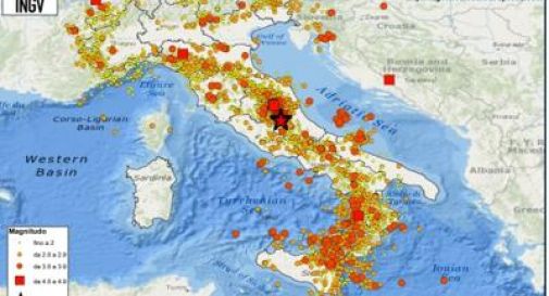 In Italia un terremoto ogni 12 minuti