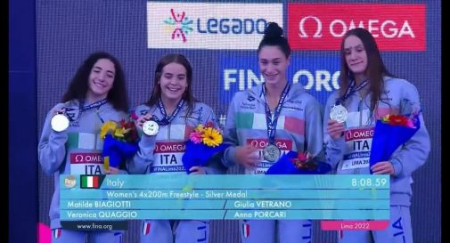 Nuoto, Porcari d'Argento ai Mondiali Junior di Lima