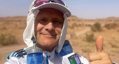 Marco Ugherani tenta l'impresa alla Marathon des Sables