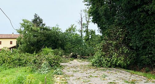 Maltempo a Mareno di Piave